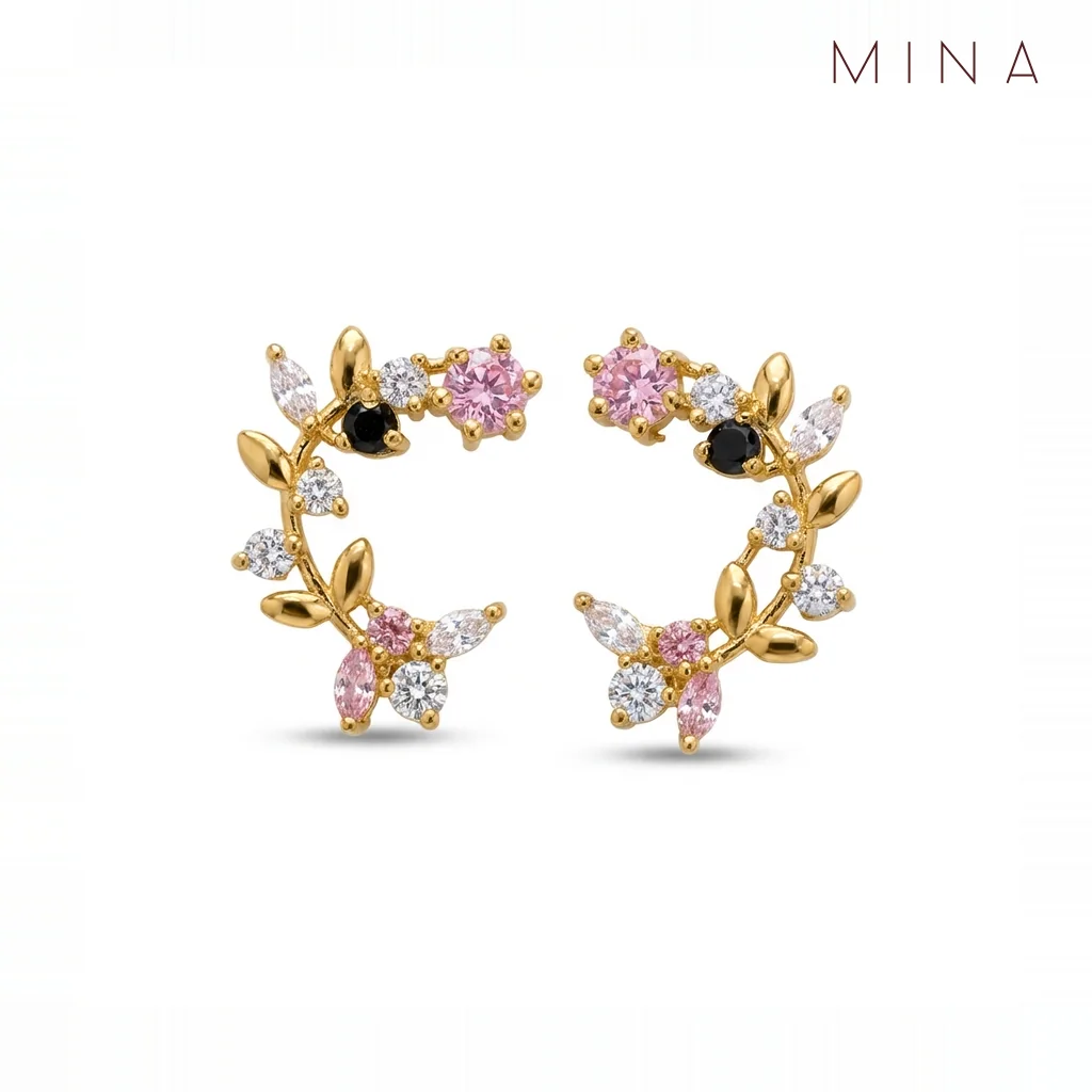 Posy Earrings, view 1 — House of Mina