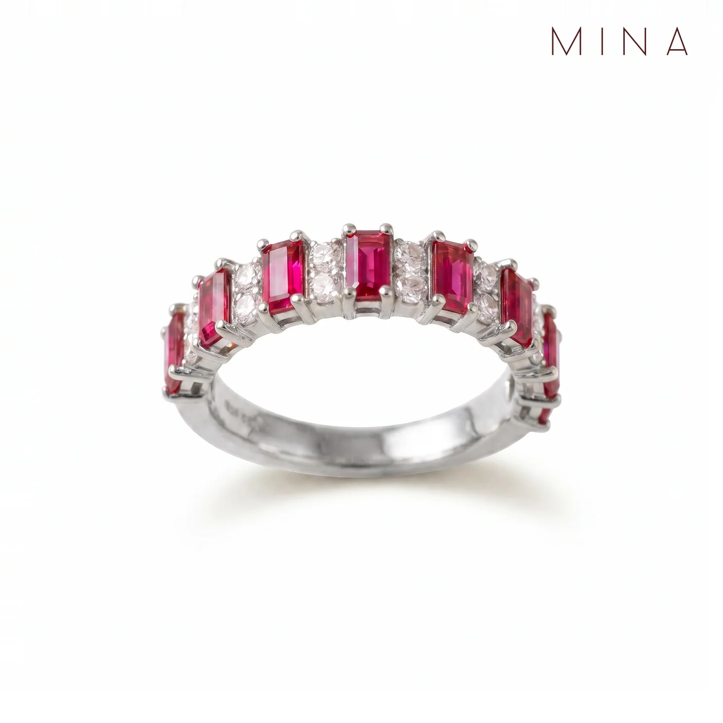 Ruby Baguette Ring