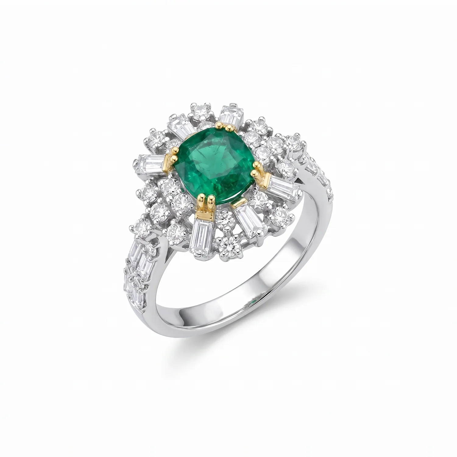 Deco Halo Cocktail Ring