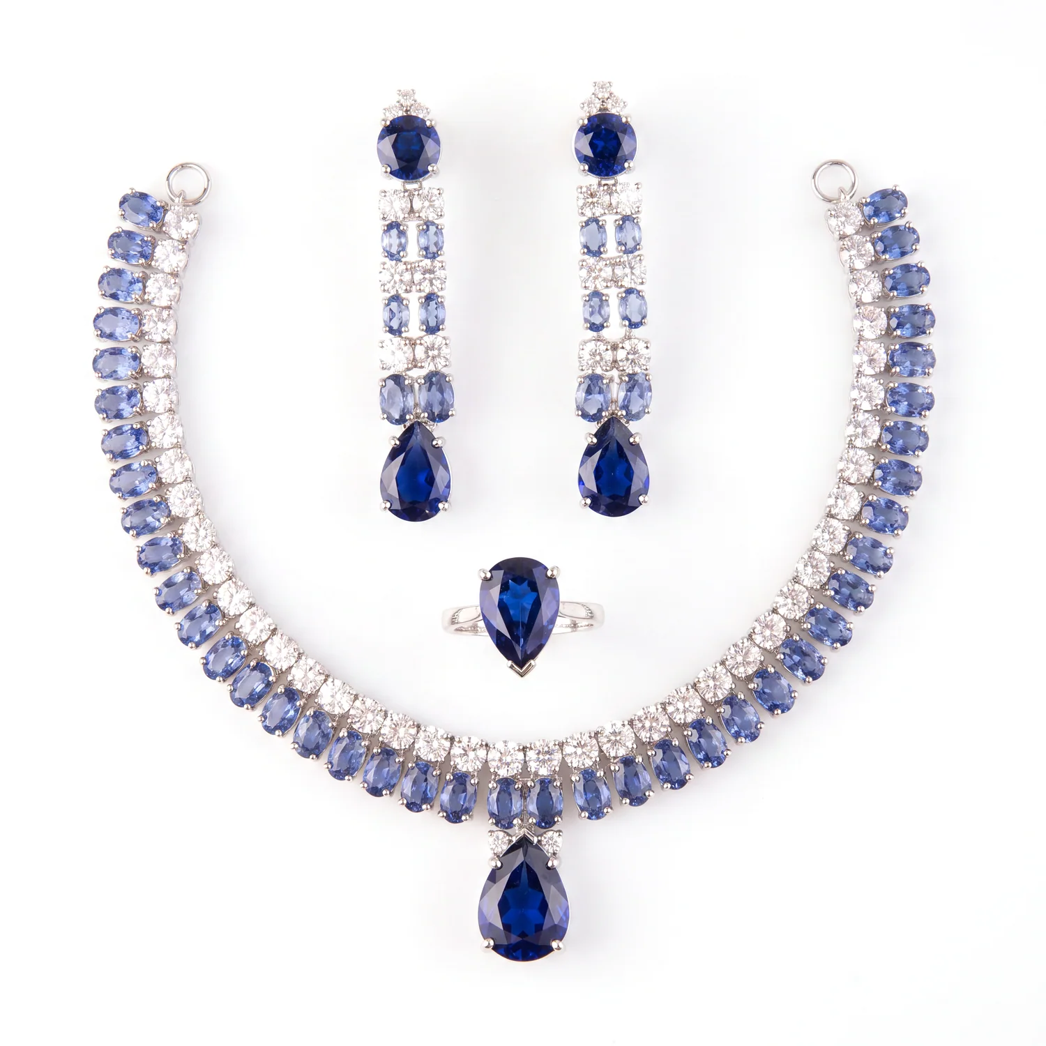 Sapphire Two-Row Set