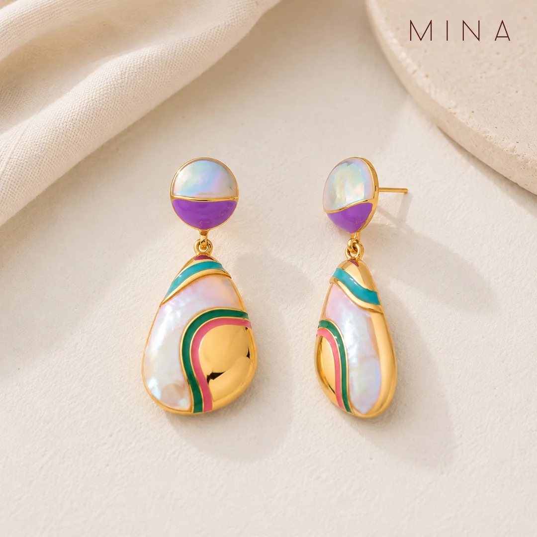 Seaglass Drops, view 2 — House of Mina
