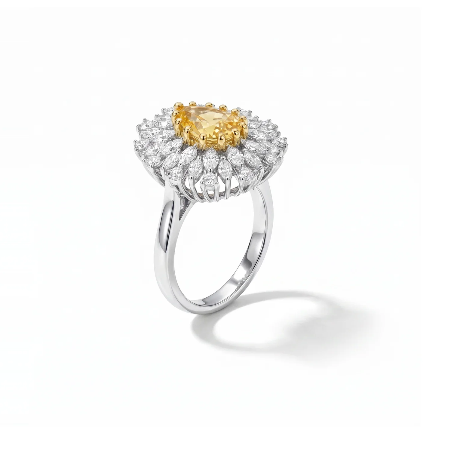 Solara Sapphire Ring, view 1 — House of Mina