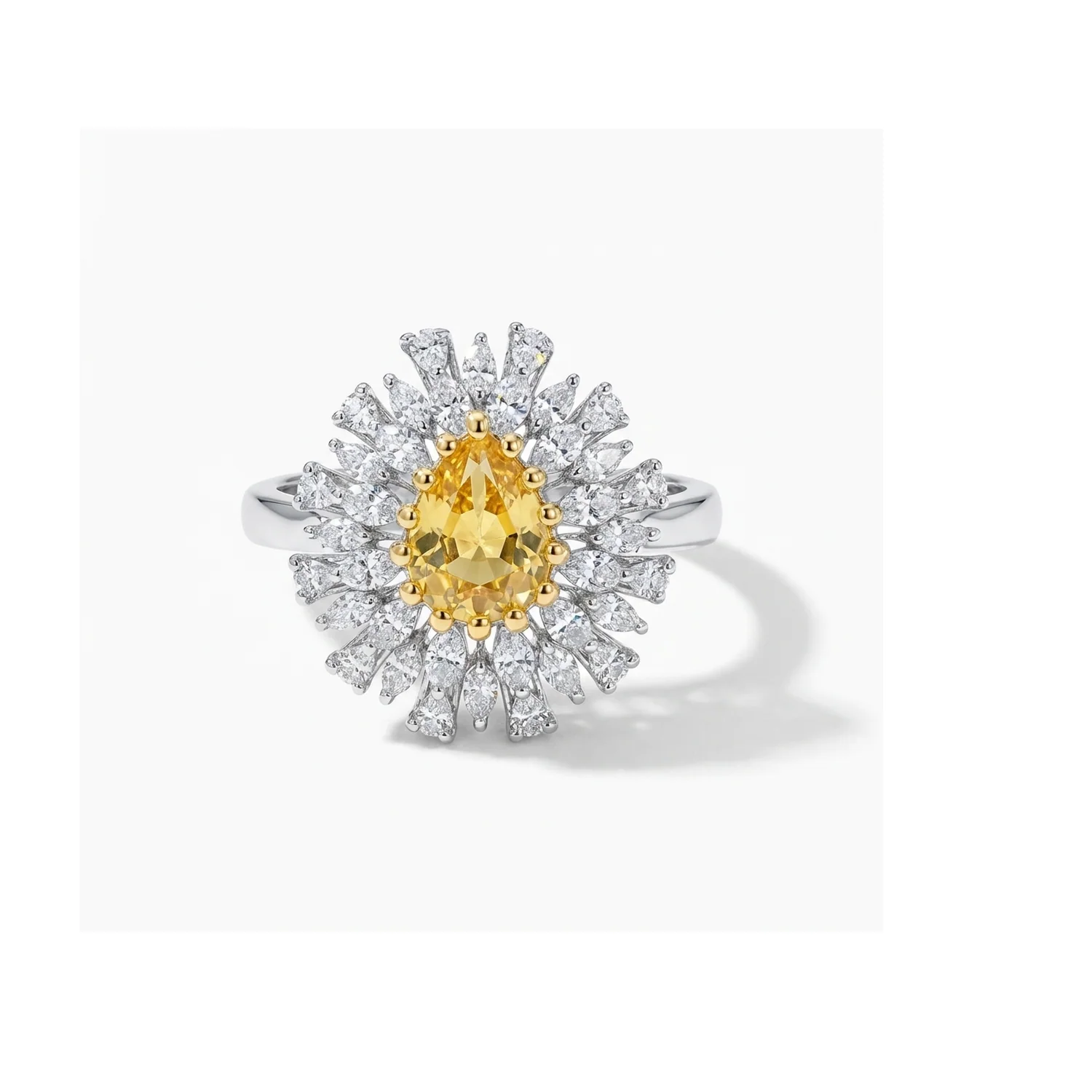 Solara Sapphire Ring, view 3 — House of Mina