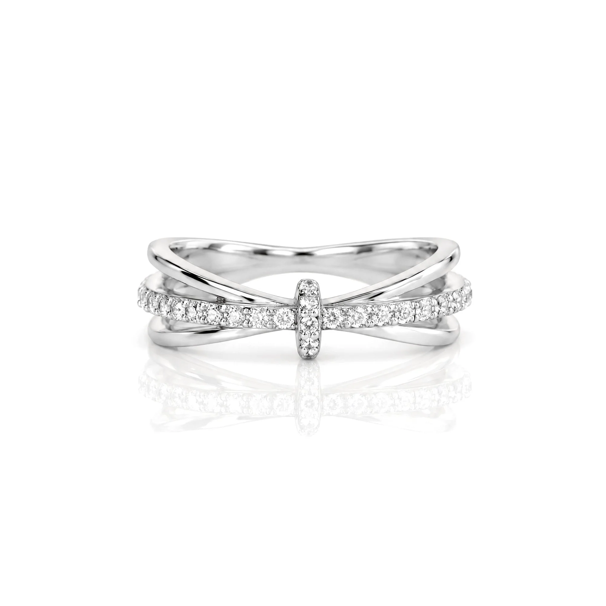Solstice Cross Ring, view 4 — House of Mina