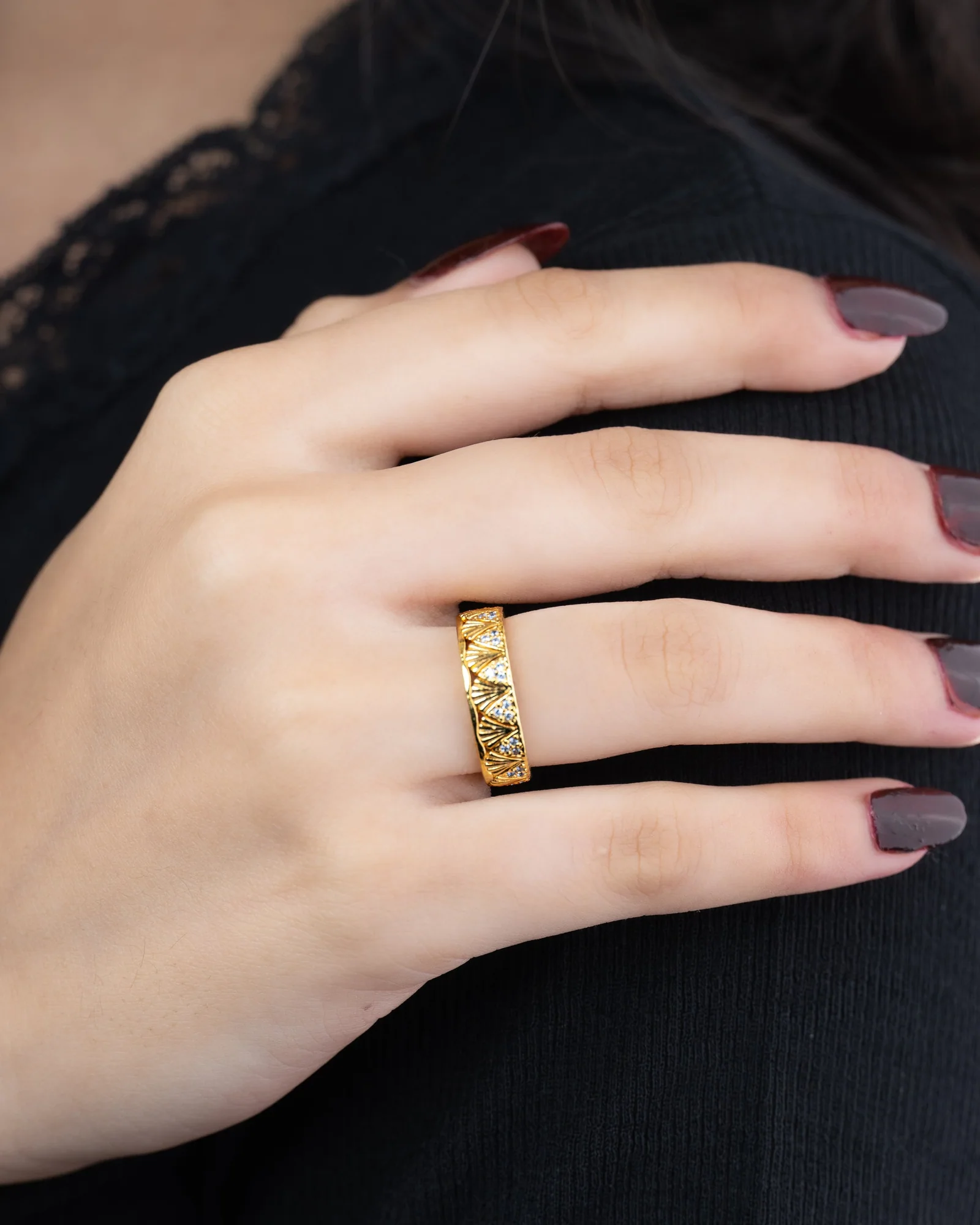 The Gilded Ring, view 2 — House of Mina