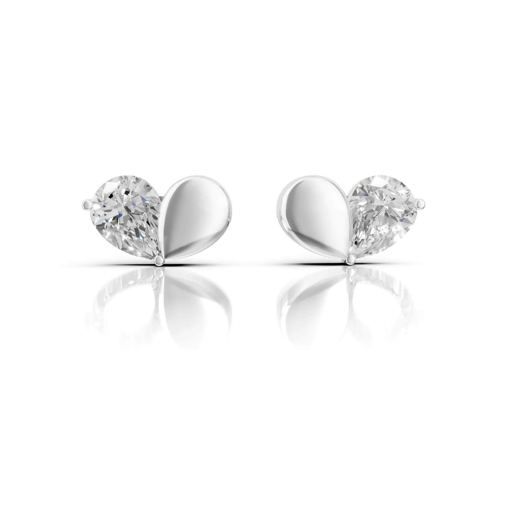 Two Halves Studs, view 4 — House of Mina
