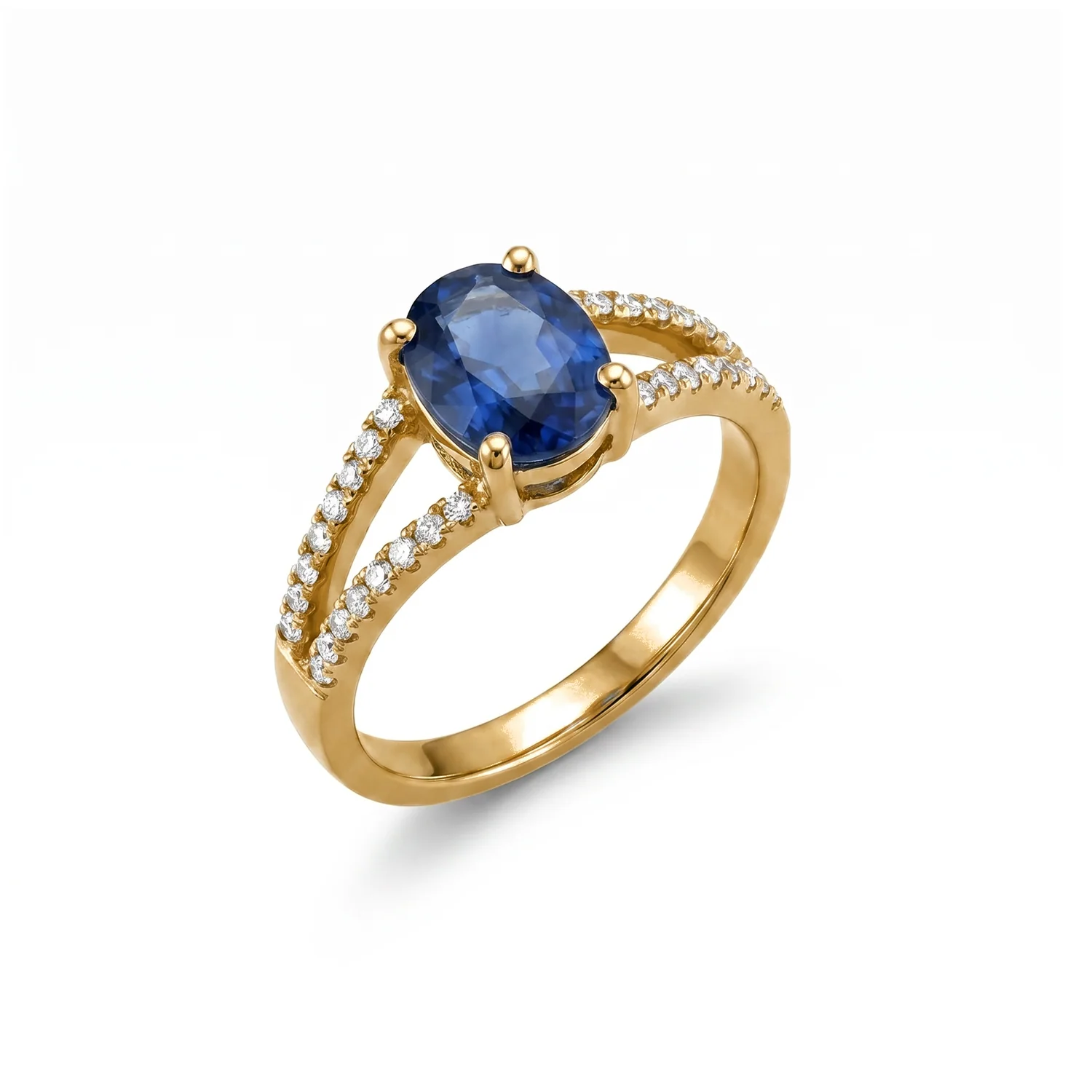 Vintage Sapphire Ring, view 2 — House of Mina