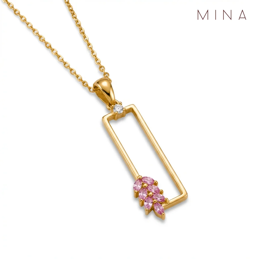 Vivi Pendant Necklace, view 1 — House of Mina