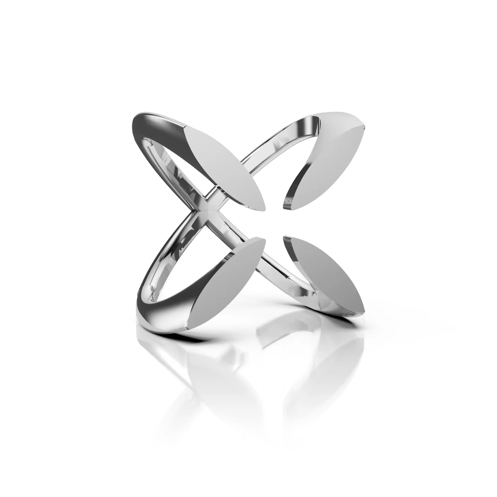 The 'X' Ring, view 6 — House of Mina