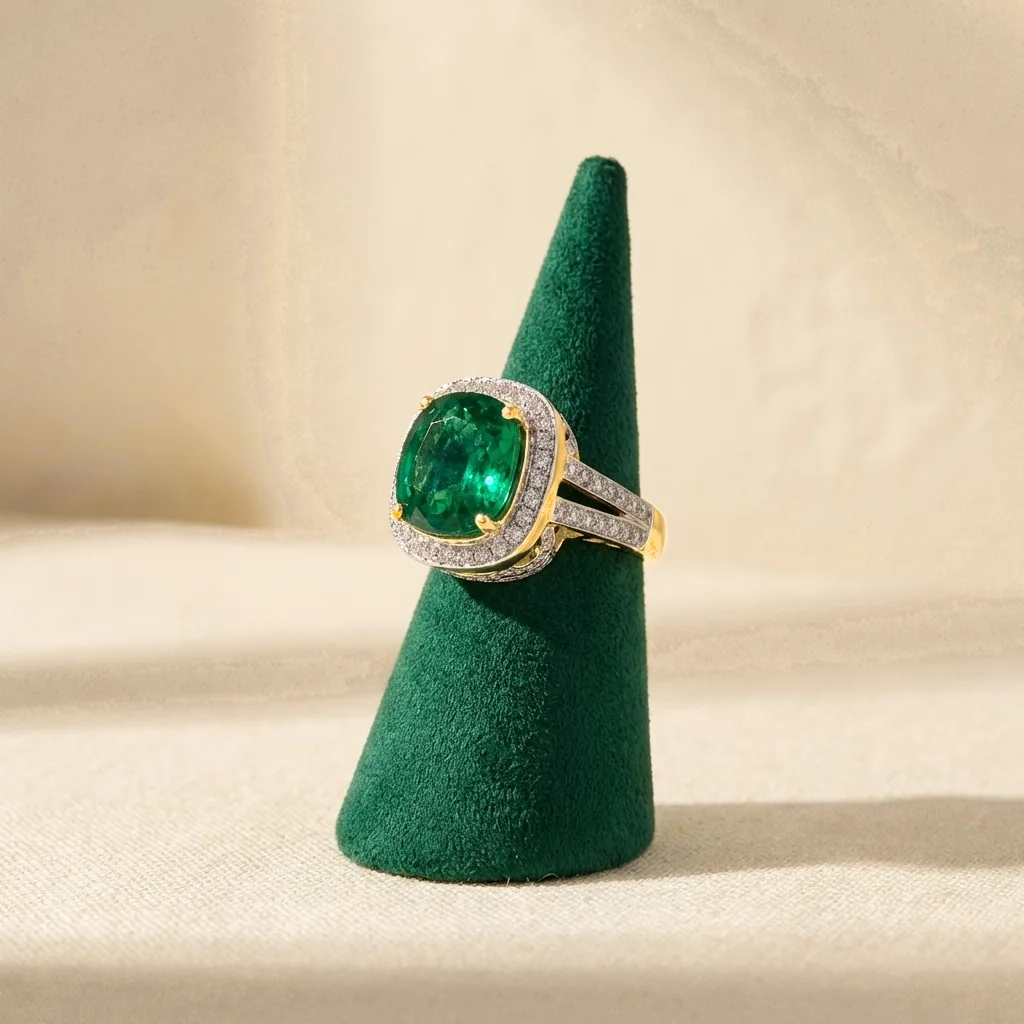 Cushion Cocktail Ring, view 4 — House of Mina
