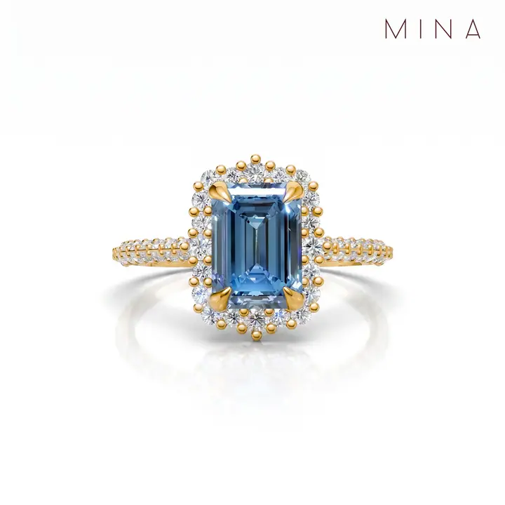 Aqua — Gemstone Rings, House of Mina