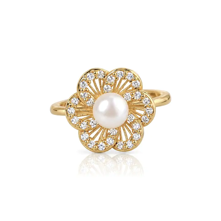 Blossom Pearl Ring — Everyday Rings, House of Mina