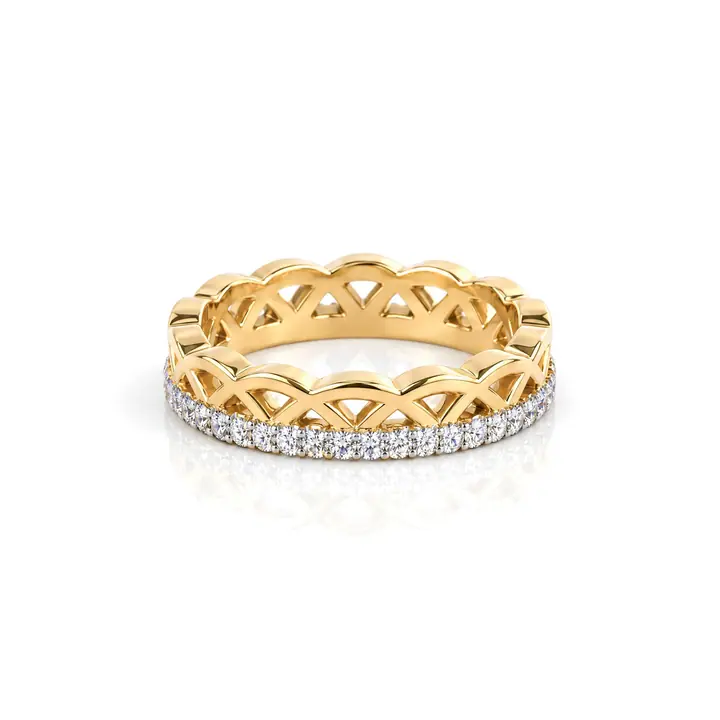 Coronet Pave Band — Everyday Rings, House of Mina