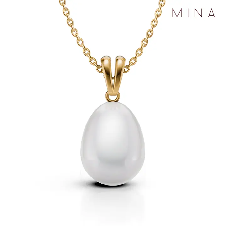 Drop Pearl Pendant — Pendants, House of Mina
