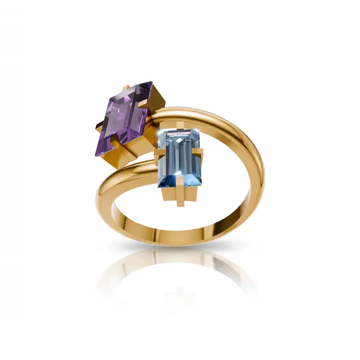 Duet Ring — Gemstone Rings, House of Mina
