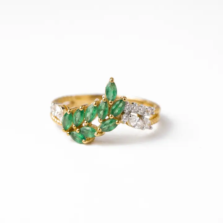Emerald Vine Ring — Rings & Bands, House of Mina