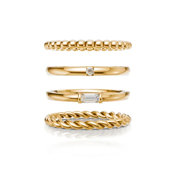 Infinity Ring Stack — Everyday Rings, House of Mina