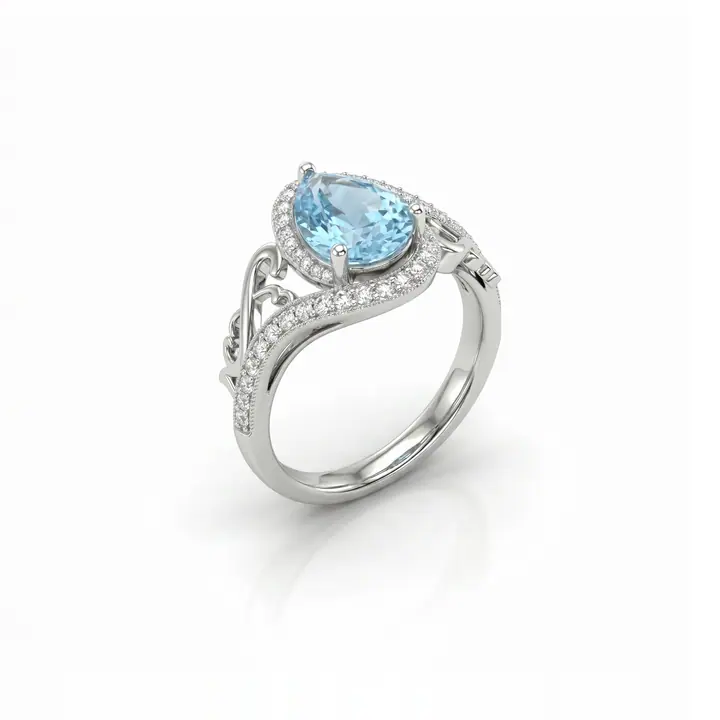 Liana Pear Ring — Gemstone Rings, House of Mina