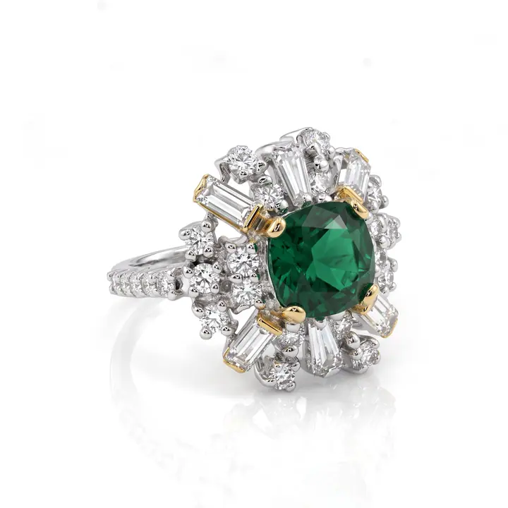 Deco Halo Cocktail Ring — Rings & Bands, House of Mina