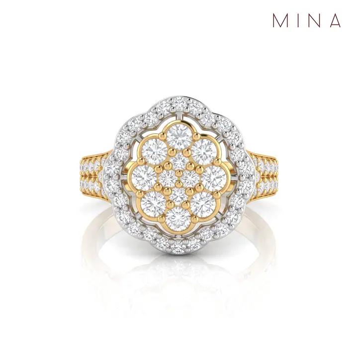 Gold Blossom Cocktail Ring — Rings & Bands, House of Mina