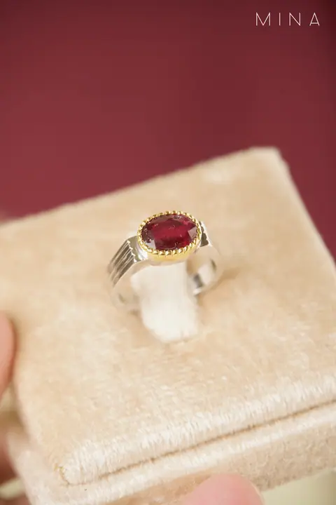 Natural Ruby Ring No. 5 — Natural Ruby Rings, House of Mina