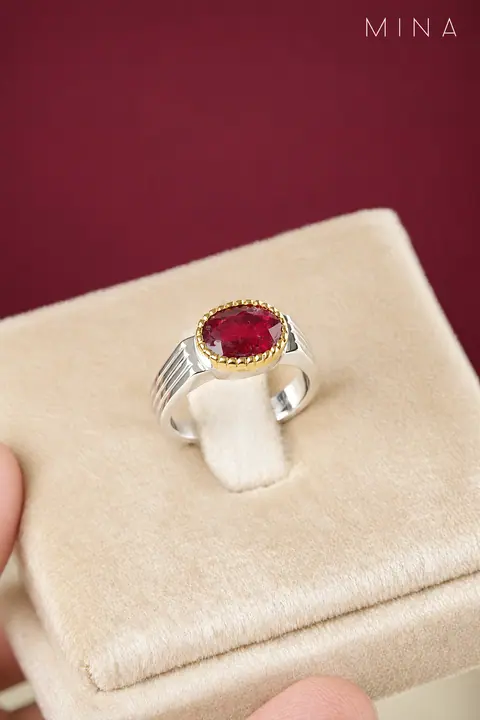 Natural Ruby Ring No. 5 — Natural Ruby Rings, House of Mina