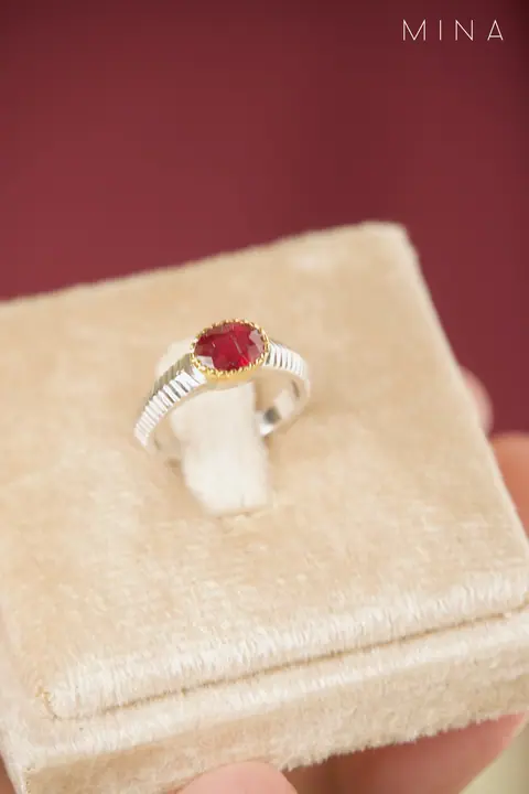 Natural Ruby Ring No. 7 — Natural Ruby Rings, House of Mina