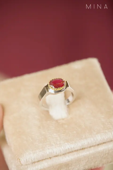 Natural Ruby Ring No. 8 — Natural Ruby Rings, House of Mina
