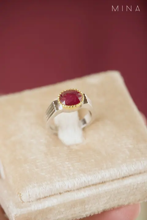 Natural Ruby Ring No. 9 — Natural Ruby Rings, House of Mina