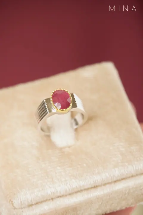 Natural Ruby Ring No. 10 — Natural Ruby Rings, House of Mina