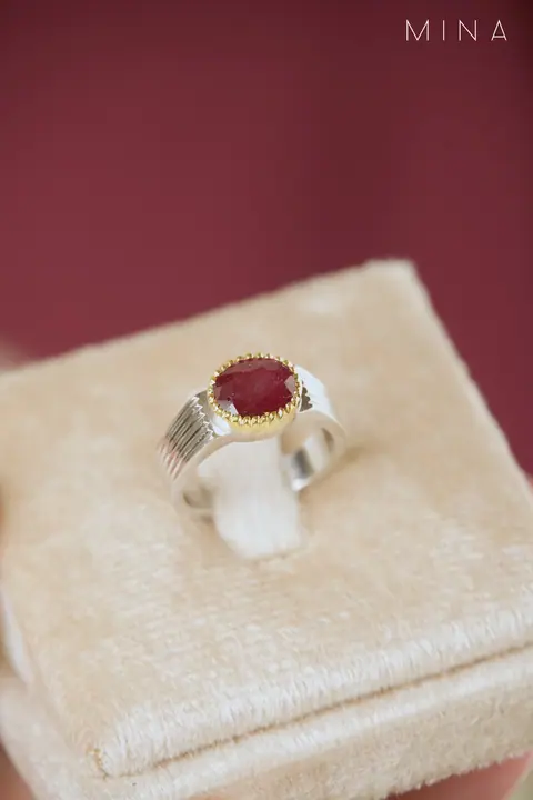 Natural Ruby Ring No. 12 — Natural Ruby Rings, House of Mina