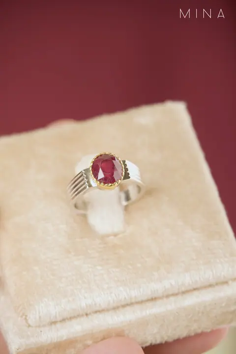 Natural Ruby Ring No. 13 — Natural Ruby Rings, House of Mina