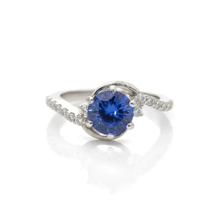 Sapphire Swirl Ring — Rings & Bands, House of Mina
