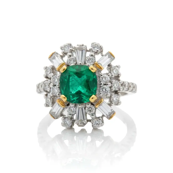 Deco Halo Cocktail Ring — Rings & Bands, House of Mina