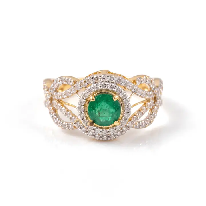 Oval Woven Halo Ring — Rings & Bands, House of Mina