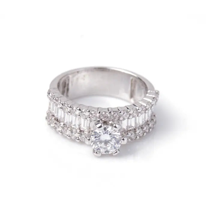 Baguette Band Solitaire — Rings & Bands, House of Mina