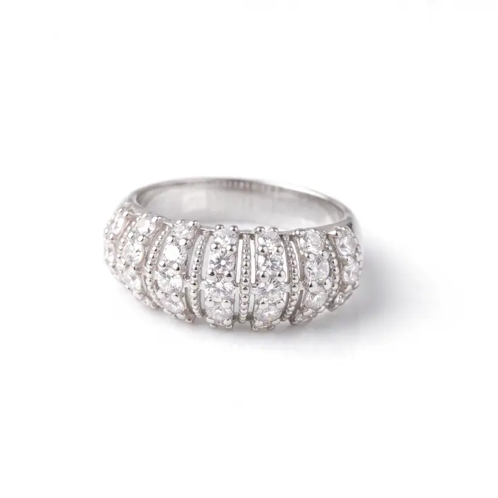 Baguette Dome Ring — Rings & Bands, House of Mina