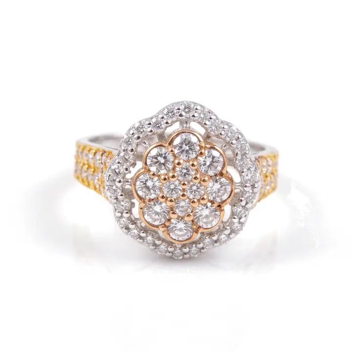 Elodie Floral Cocktail Ring — Rings & Bands, House of Mina