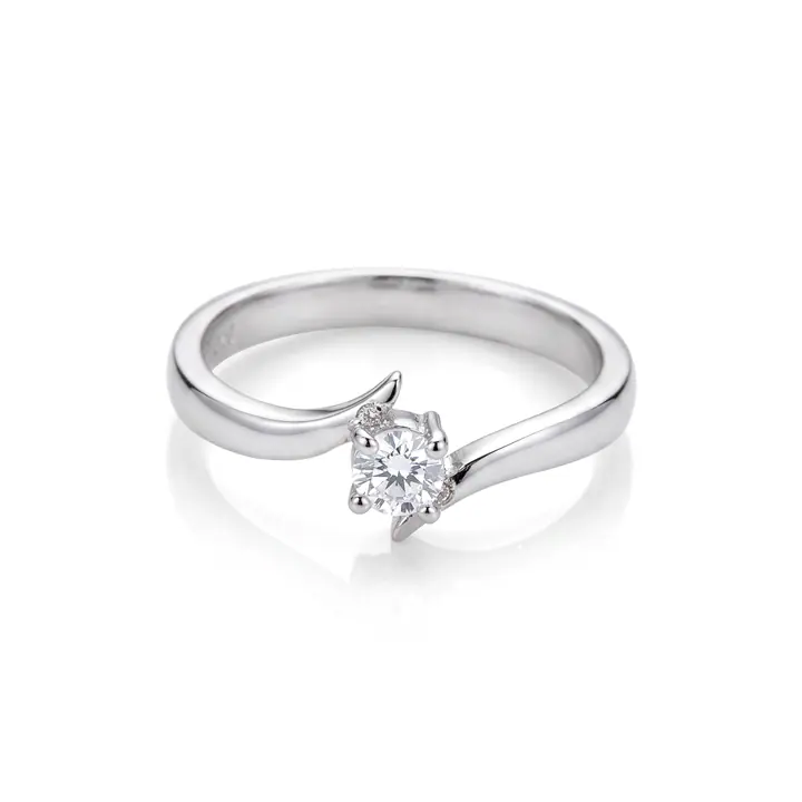 Bypass Solitaire Ring — Rings & Bands, House of Mina