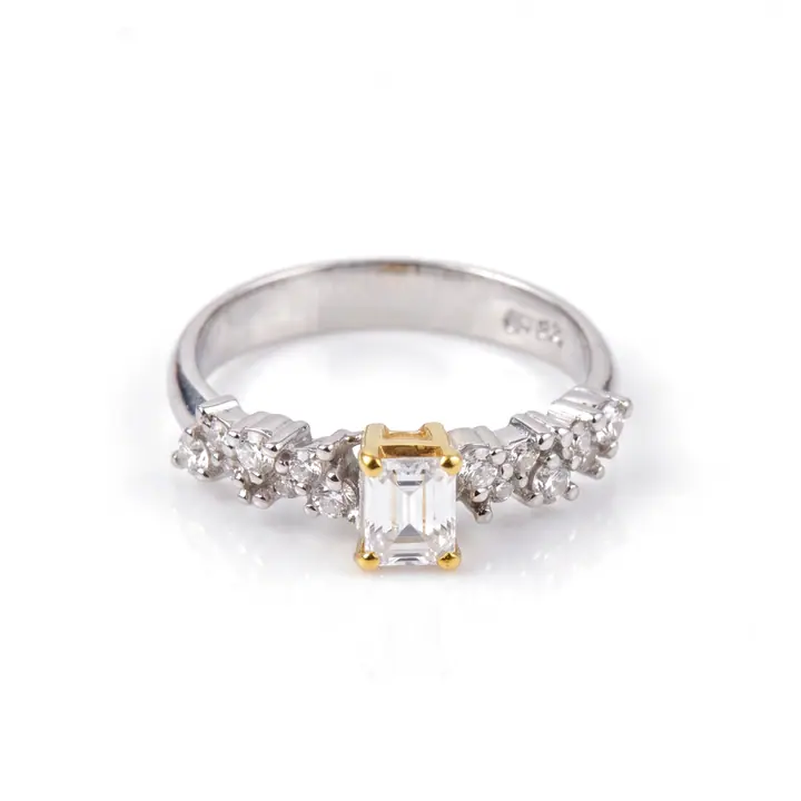 Emerald-Cut Five-Stone Ring — Rings & Bands, House of Mina