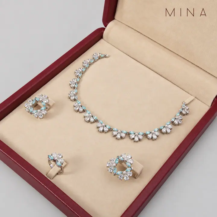 Aqua Bloom Set — Sets, House of Mina