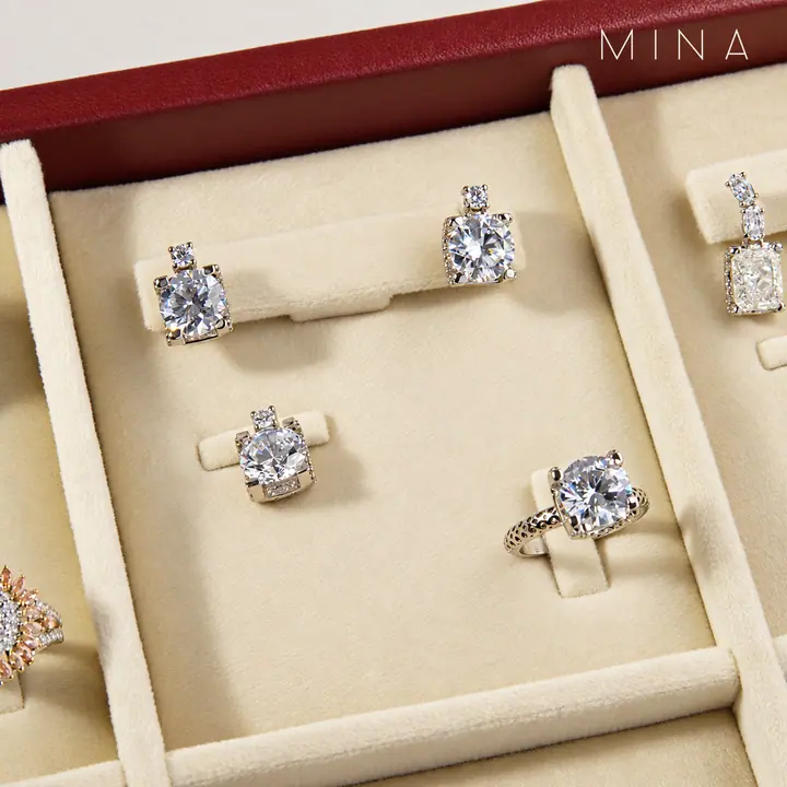 Round Solitaire Locket Set — Locket Sets, House of Mina