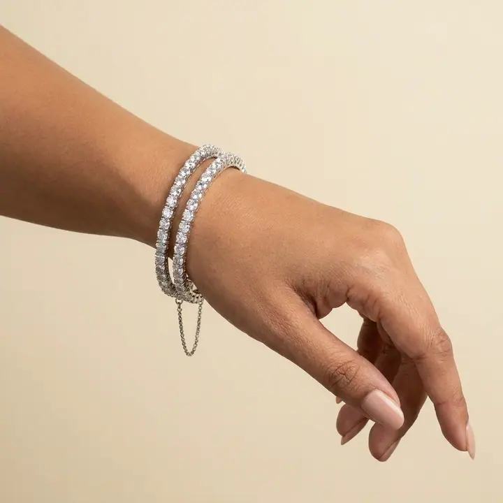 Fine Diamond Bangle Pair — Wristwear, House of Mina