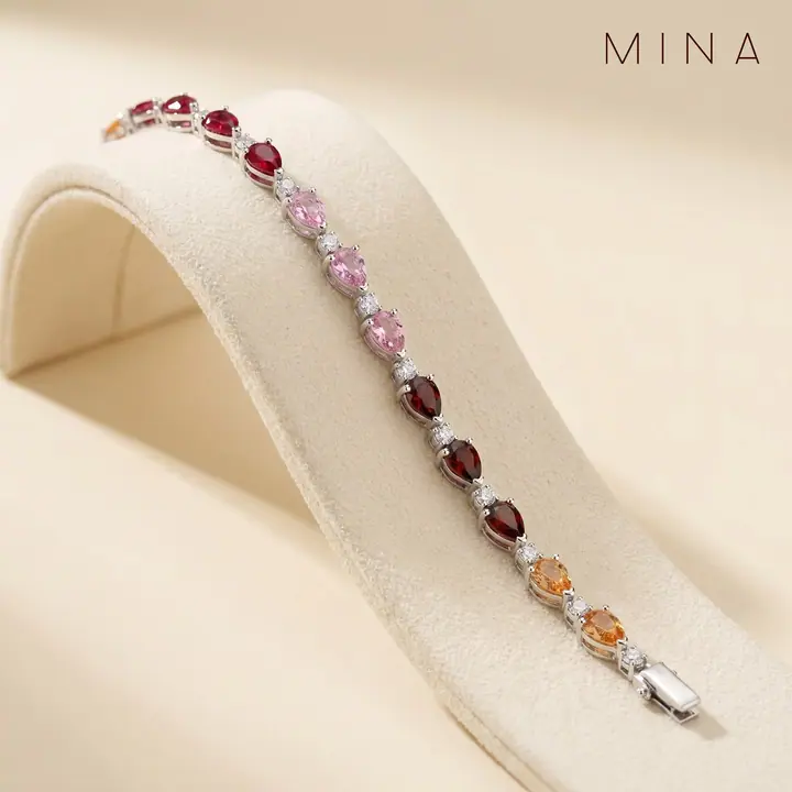 Gemstone Line Bracelet — Wristwear, House of Mina