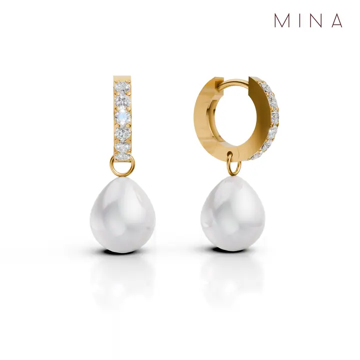 Pearl Drops — Statement Earrings, House of Mina