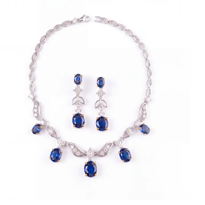 Sapphire Scroll Set — Sets, House of Mina