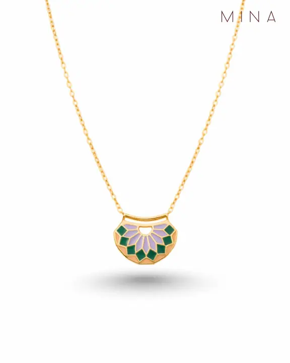 Sundial Pendants Geometric Enamel — Pendants, House of Mina