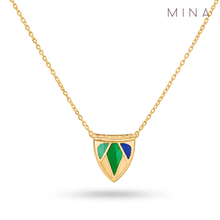 Sundial Pendants Geometric Enamel — Pendants, House of Mina