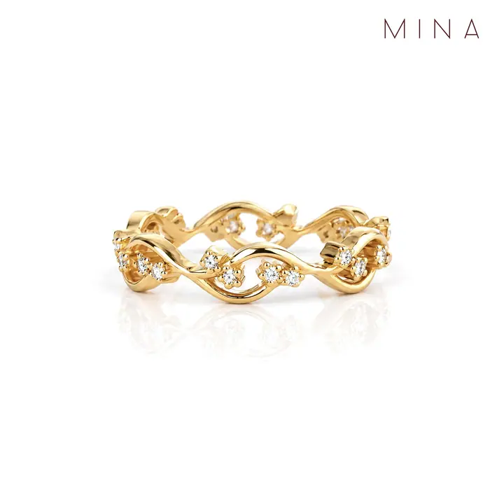 Trellis Vine Band — Everyday Rings, House of Mina