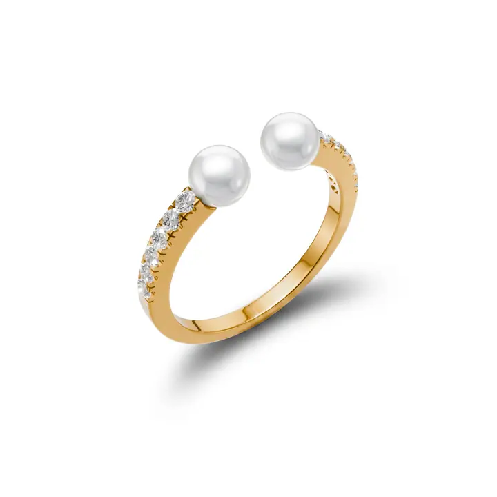 Twin Pearl Ring — Everyday Rings, House of Mina